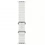 iWear S1 Grooved Soft Silicone 20mm ranneke Apple Watch 49mm / 45mm / 44mm / 42mm valkoinen