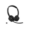 Jabra Evolve3 45 UC Stereo -kuulokemikrofoni, Link 390c, latausteline, musta