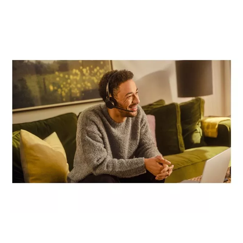 Jabra Evolve3 45 -stereokuulokemikrofoni, Link 390a Microsoft-jalusta