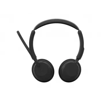 Jabra Evolve3 45 MS -stereokuulokemikrofoni, Link 390c, latausteline, musta