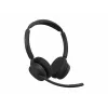 Jabra Evolve3 45 MS Stereo -kuulokemikrofoni, Link 390c, latausteline, musta