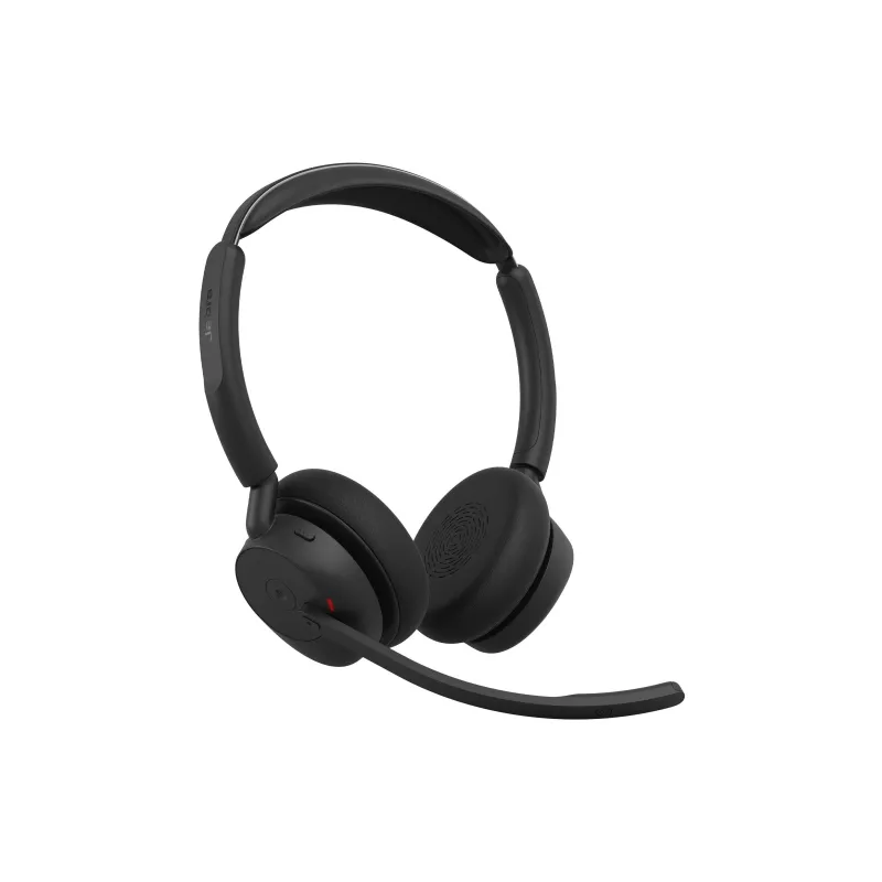 Jabra Evolve3 45 MS Stereo -kuulokemikrofoni, Link 390c, latausteline, musta