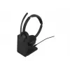 Jabra Evolve3 45 MS Stereo -kuulokemikrofoni, Link 390c, latausteline, musta