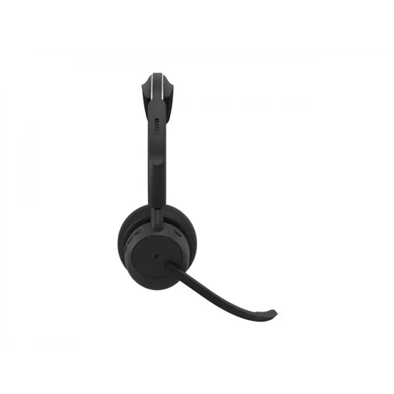 Jabra Evolve3 45 MS Stereo -kuulokemikrofoni, Link 390c, latausteline, musta
