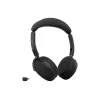 Jabra Evolve3 65 Flex MS langaton Bluetooth-korvakuulokemikrofoni ja Link 390c -sovitin, musta