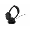 Jabra Evolve3 65 Flex UC -kuulokemikrofoni, Link 390c, langaton latausalusta, musta