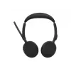 Jabra Evolve3 65 Stereo Link 390a MS langaton korvan päälle asetettava kuulokemikrofoni Bluetoothilla ja USB-A-sovittimella, optimoitu Microsoft Teamsille, musta