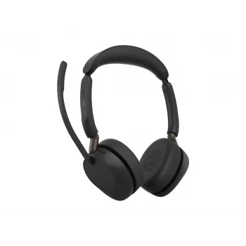 Jabra Evolve3 65 Stereo Link 390a UC -langaton kuulokemikrofoni, musta, Microsoft Teams -sertifioitu