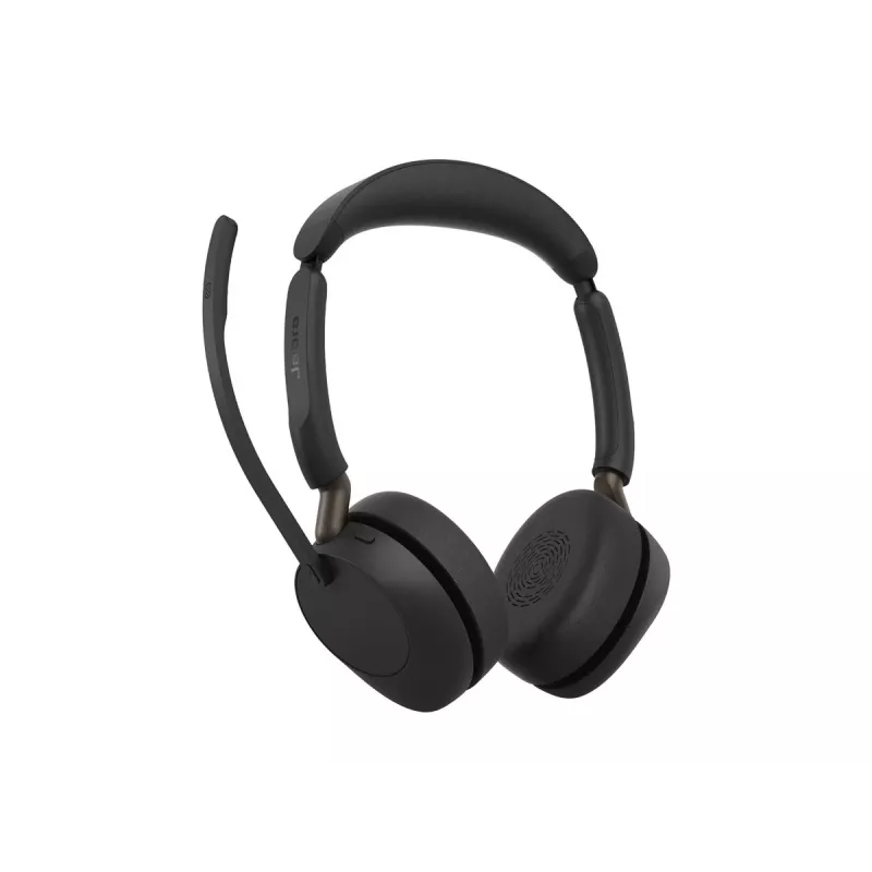 Jabra Evolve3 65 UC Stereo -kuulokemikrofoni, Link 390c, musta