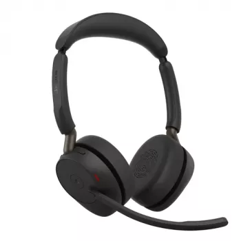 Jabra Evolve3 65 MS stereo langaton kuulokemikrofoni ja Link 390c, musta