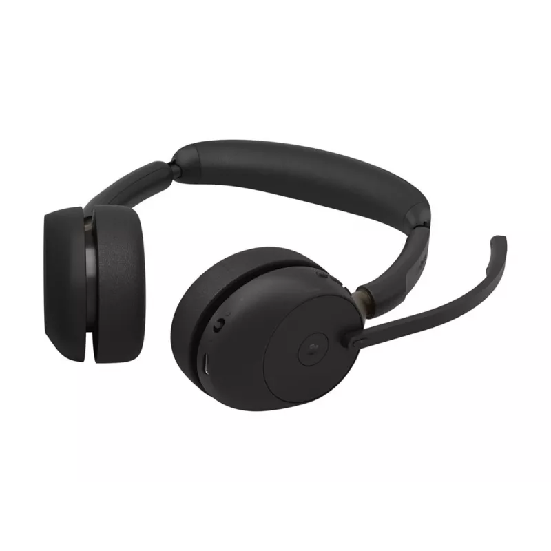 Jabra Evolve3 65 MS Stereo langaton kuulokemikrofoni Link 390c:llä, musta