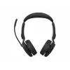 Jabra Evolve3 65 UC Stereo -kuulokemikrofoni, Link 390c, latausteline, musta