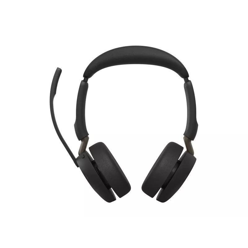 Jabra Evolve3 65 UC Stereo -kuulokemikrofoni, Link 390c, latausteline, musta
