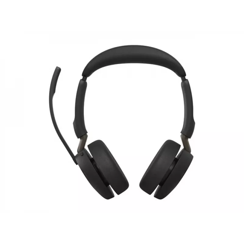 Jabra Evolve3 65 UC Stereo -kuulokemikrofoni, Link 390c, latausteline, musta