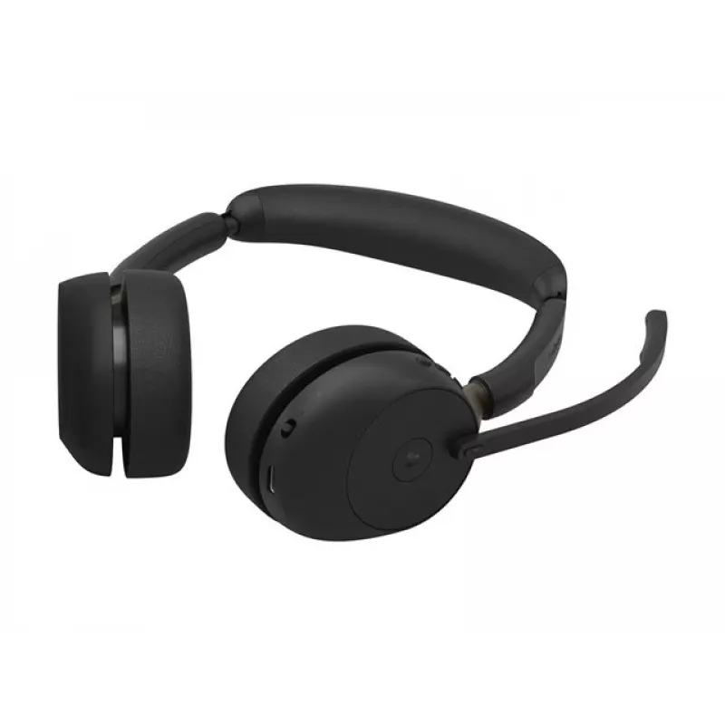 Jabra Evolve3 65 Stereo -langaton kuulokemikrofoni, Link 390c ja latausteline – Microsoft Teams -sertifioitu