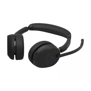 Jabra Evolve3 65 Stereo -langaton kuulokemikrofoni, Link 390c ja latausteline – Microsoft Teams -sertifioitu