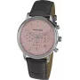 JACQUES LEMANS Liverpool miesten kronografikello 1-209F 39 mm ruostumaton teräs musta taulu