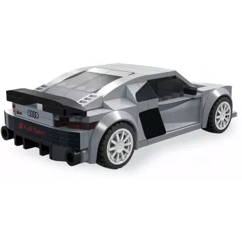 Jamara CaDA Audi R8 Coupé 1:24 mittakaava rakennuspalikkasarja – 272 osaa, harmaa, 8-vuotiaasta
