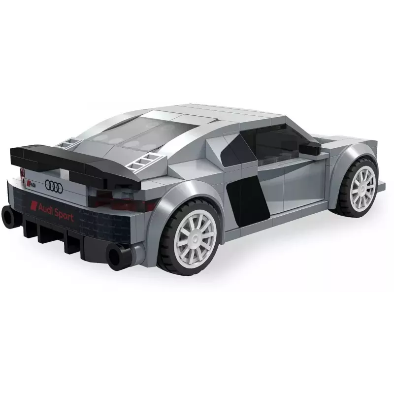 Jamara CaDA Audi R8 Coupé 1:24 mittakaava rakennuspalikkasarja – 272 osaa, harmaa, 8-vuotiaasta