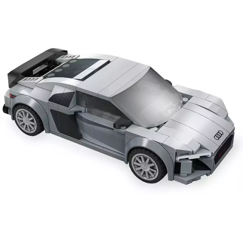 Jamara CaDA Audi R8 Coupé 1:24 mittakaava rakennuspalikkasarja – 272 osaa, harmaa, 8-vuotiaasta