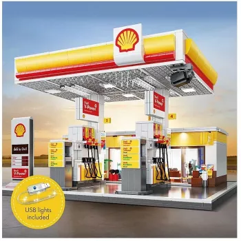 Jamara CaDA Shell huoltoasema Bricks 14+
