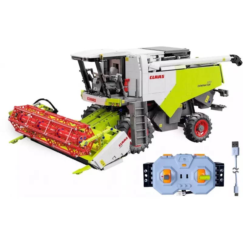 Jamara Claas Dominator 370 1:18 2,4GHz RC-rakennuspalikkakulkuneuvo (1000+ osaa) 14+