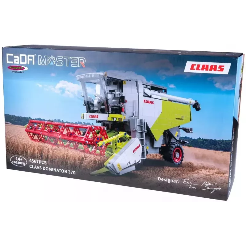 Jamara Claas Dominator 370 1:18 2,4GHz RC-rakennuspalikkakulkuneuvo (1000+ osaa) 14+