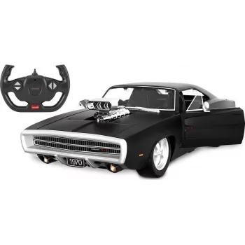 Jamara Dodge Charger R/T 1970 1:16 Black RC-malli (402117)