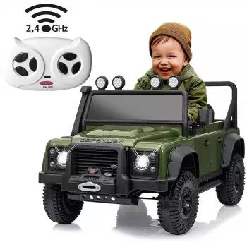 Jamara Ride-on Land Rover Defender 110 SVX vihreä 2,4GHz Li-Po