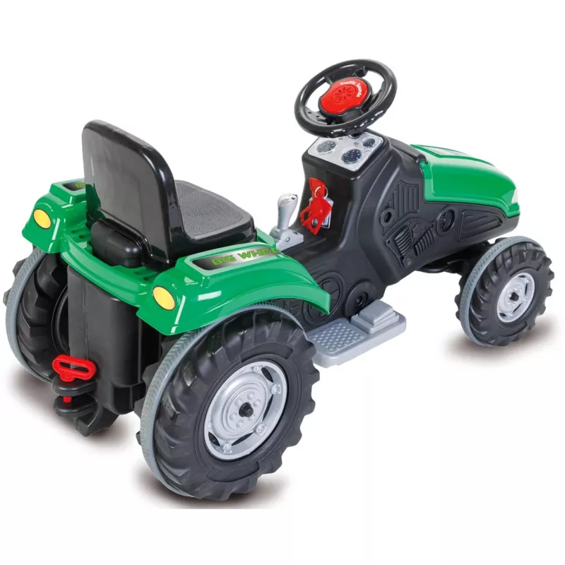 Jamara ajettava traktori Big Wheel 12V vihreä 3+
