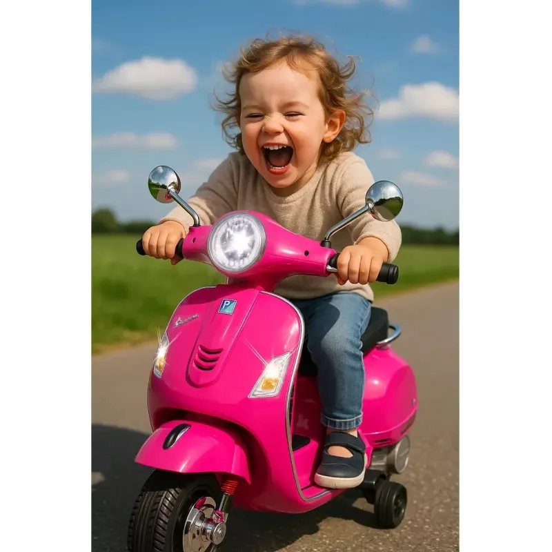 Jamara Ride-on Vespa GTS 125 pinkki Li-Power 12.6