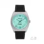 JASON HYDE JH10015 unisex-kello 40 mm musta kellotaulu musta kangasranneke