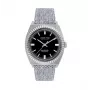 JASON HYDE MAN JH10002 kvartsi-analoginen kello 40 mm musta nahkaranneke