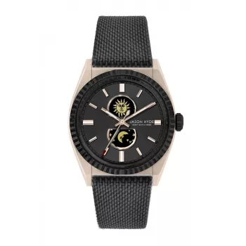 JASON HYDE MAN JH41006 (40 mm) kvartsikello - sininen kellotaulu, sininen ranneke kierrätetystä PET-muovista
