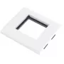 JAVEL yksittäinen kantokehys 2 M45-moduulille, 1M, 45x45, valkoinen
