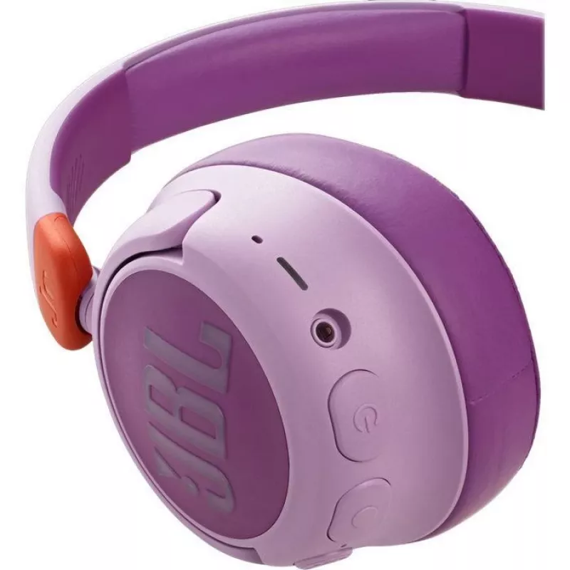 JBL Junior 460NC Pink -langattomat on-ear-kuulokkeet aktiivisella vastamelutoiminnolla