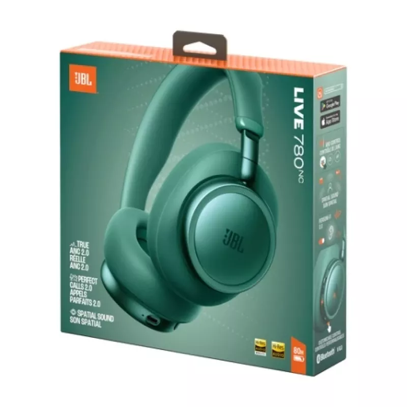 JBL Live 780NC langattomat Bluetooth-kuulokkeet, vihreä