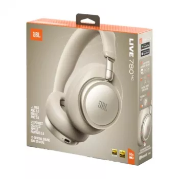 JBL Live 780NC langattomat Bluetooth-kuulokkeet, samppanja