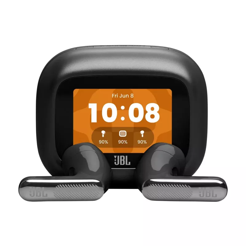JBL LIVE Flex 4 True Wireless in-ear Bluetooth-kuulokkeet mukautuvalla kohinanvaimennuksella, musta