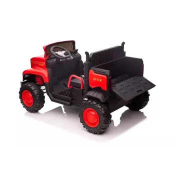 JC222 akkukäyttöinen lasten auto, punainen