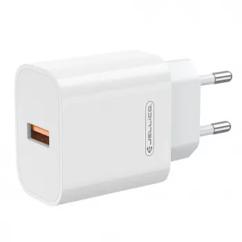 Jellico AK-165 USB 22.5W QC 3.0 älykäs pikalaturi 1x USB (5-12V) valkoinen