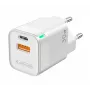 Jellico C44 Mini PD 30W QC 3.0 Smart Adaptive -pikalaturi, 1x USB-C (5-20V) / USB 3A valkoinen