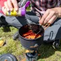 Jetboil 1,5L keraaminen keittokattila - retkikeittokattila FluxRingillä, kovaanodisoidulla alumiinilla, tarttumattomalla pinnoitteella, taitettavilla kahvoilla