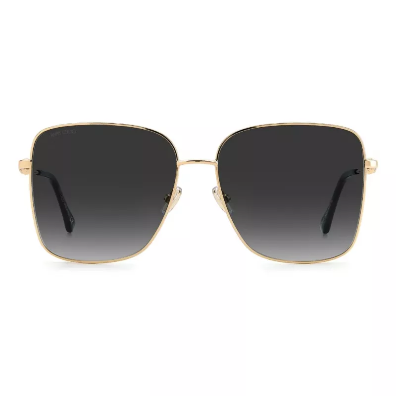 JIMMY CHOO HESTER-S-2M2 naisten aurinkolasit - musta kehys, harmaa liukuvärilinssi, 59 mm