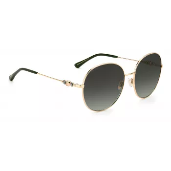 JIMMY CHOO naisten BIRDIESPEFIB aurinkolasit - ylisuuri neliömäinen cat-eye-asetaattikehys - 60/18/145 mm - UV400-suoja