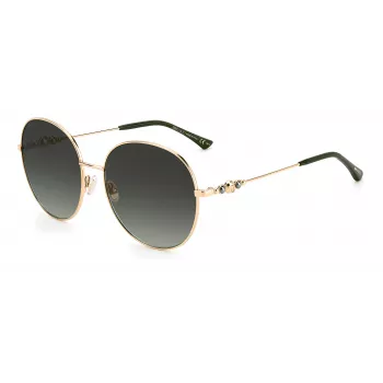 JIMMY CHOO naisten BIRDIESPEFIB aurinkolasit - ylisuuri neliömäinen cat-eye-asetaattikehys - 60/18/145 mm - UV400-suoja