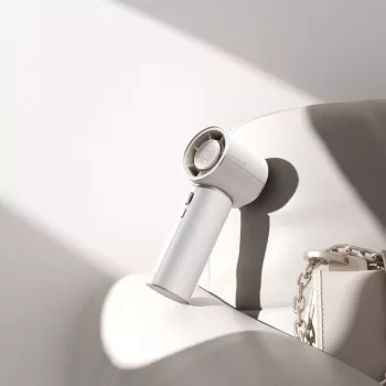 JISULIFE Handheld Fan Pro1 Mini 4250 mAh USB-C kannettava tuuletin - valkoinen