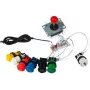 JOY-IT RBT DIY Encoder USB arcade-ohjainpiirilevy DIY-arcadepelikoneisiin ja fight stick -ohjaimiin (SBC-ZDE)