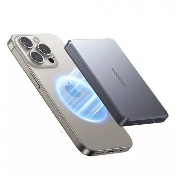 JOYROOM 20W Metal Magnetic langaton varavirtalähde 10000mAh harmaa