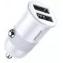 Joyroom 3.1A Dual Port Smart Car Charger valkoinen (C-A06 White)